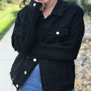 PacSun distressed jean jacket